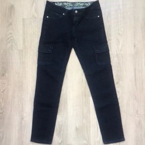 Patagonia jeans organic dark denim blue slim skinny